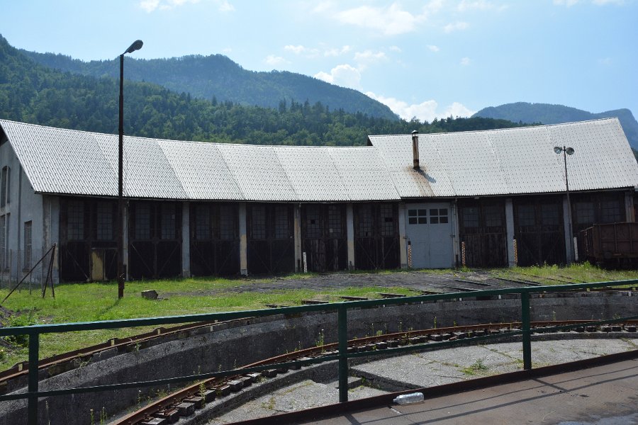 Wocheinerbahn Lokschuppen Jesenice und Fuhrpark (1)